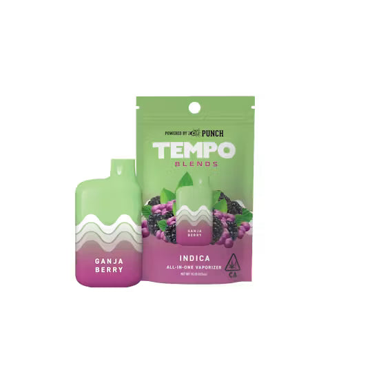 Ganja Berry Blends All In One Disposable Vape 1g (Tempo)