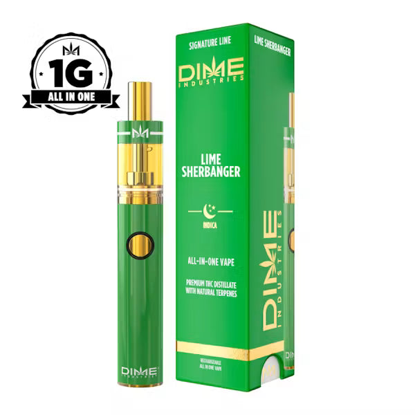 Lime Sherbanger Signature Disposable 1G (Dime Industries)