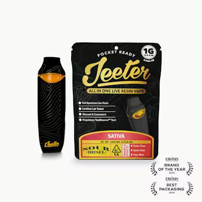 Sour Diesel All In One Live Resin Vape 1g (Jeeter)