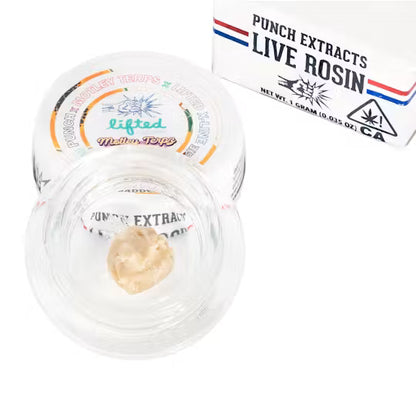 Durban Papaya Tangie Tier 4 Live Rosin Cold Cure Badder 1g (Punch Edibles & Extracts)