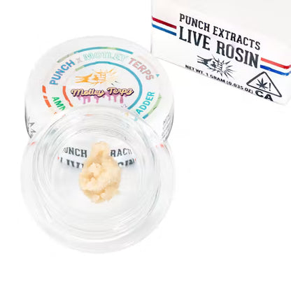 Amnesia Toronja Tier 4 Live Rosin Cold Cure Badder 1g (Punch Edibles & Extracts)