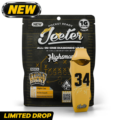 Sticky Ricky All In One Diamonds Vape 1g (Jeeter)