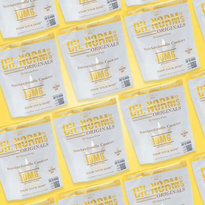 Snickerdoodle Indica Cookies 10pk 100mg THC (Dr. Norm's)