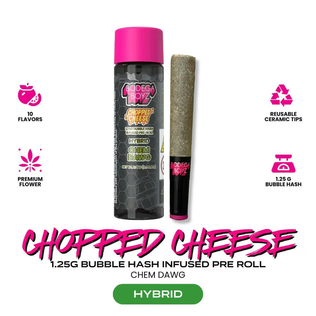 Chem Dawg Bubble Hash Infused Pre-Roll 1.25g (Bodega Boyz)