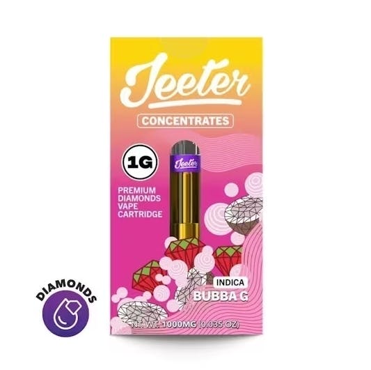 Bubba G Juice Liquid Diamonds Vape Cartridge 1g (Jeeter)