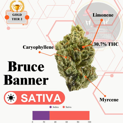 Bruce Banner - Indoor Flower - Gold Tier 2