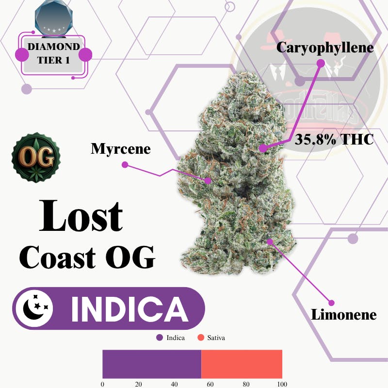Lost Coast OG - Indoor Flower - Diamond Tier 1