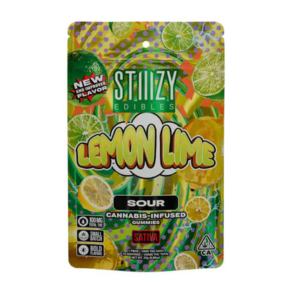 Lemon Lime Gummies 100mg THC Edibles (STIIIZY)