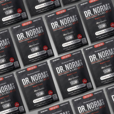Cookies & Cream Fast-Acting Nano MAX Cookie 1pc 100mg THC (Dr. Norm's)