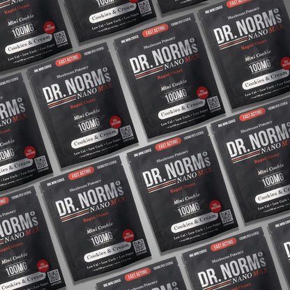 Cookies & Cream Fast-Acting Nano MAX Cookie 1pc 100mg THC (Dr. Norm's)