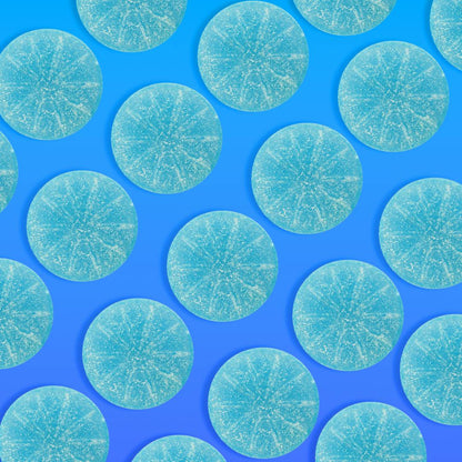 Blazing Blue Razz High Dose MAX Gummy 1pc 100mg THC (Dr. Norm's)