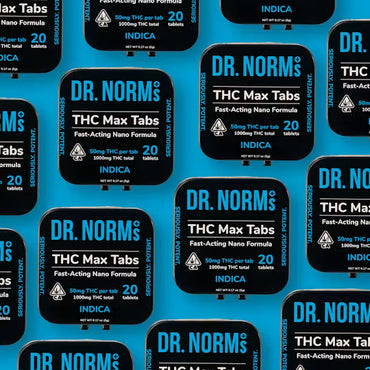 THC Indica MAX Tablets 20pk 1000mg THC (Dr. Norm's)