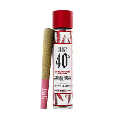 STRAWBERRY MANGO 40's Infused Preroll 1G (STIIIZY)