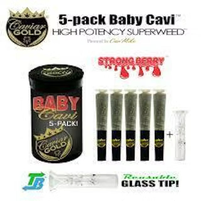 Caviar Gold l Baby Cavi l Strong Berry l 2.5g 5pk (Caviar Gold)