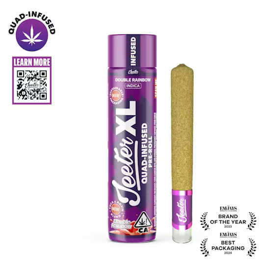 Double Rainbow XL Quad-Infused Jeeter Joint 2g (Jeeter)