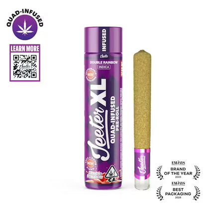 Double Rainbow XL Quad-Infused Jeeter Joint 2g (Jeeter)