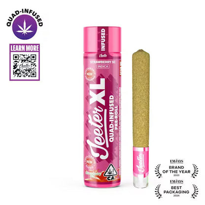 Strawberry SC XL Quad-Infused Jeeter Joint 2g (Jeeter)