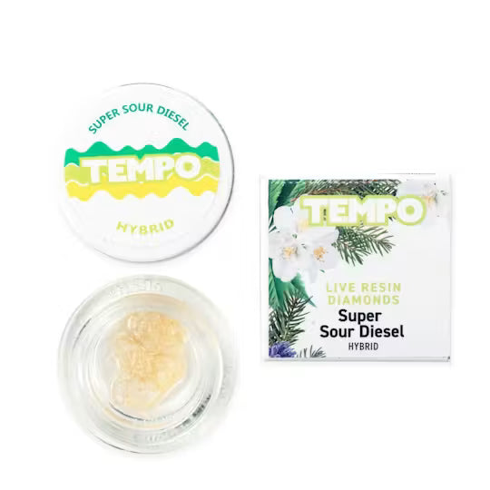 Super Sour Diesel Sativa Live Resin Diamonds 1g (Tempo)