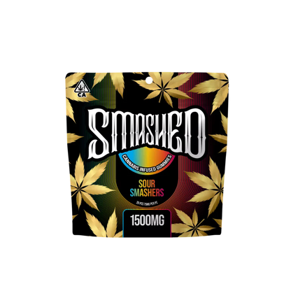 Sour Smashers Cannabis Infused Gummies 1500mg THC (Smashed)