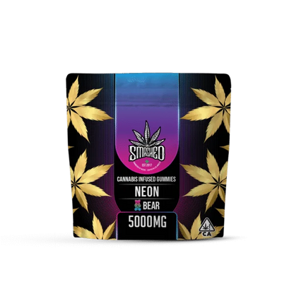 Neon Bears Cannabis Infused Gummies 20pk 5000mg THC (Smashed)