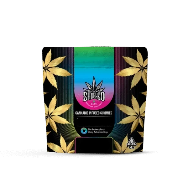 Tropical Mix Cannabis Infused Gummies 20pk 5000mg THC (Smashed)