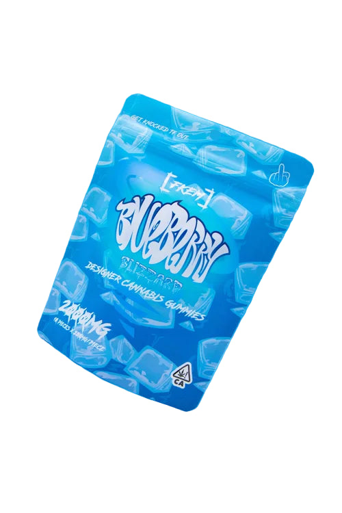 Blueberry Blizzard Designer Cannabis Gummies 10pk 2000mg THC (FKEM EDIBLES)
