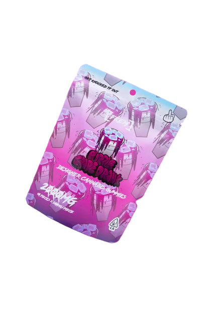 Purple Grape Drank Designer Cannabis Gummies 10pk 2000mg THC (FKEM EDIBLES)