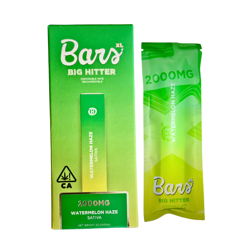 Watermelon Haze Live Resin Disposable Vape 2g (Bars XL)