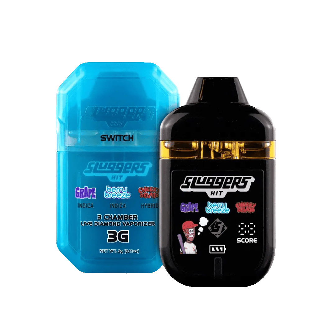 Grape x Berry Breeze x Cherry Gelato Switch Chamber Disposable Vape 3g (Sluggers Hit)