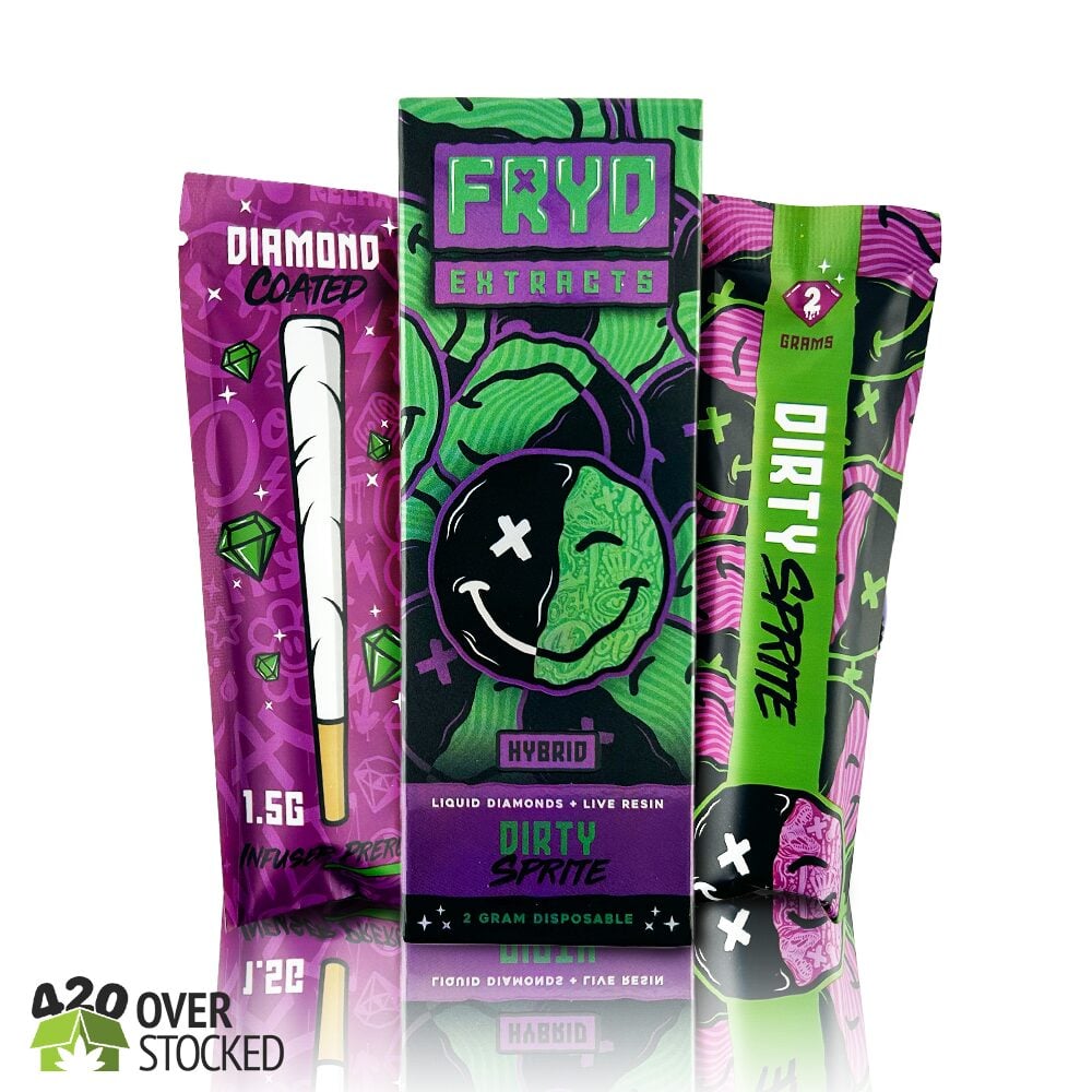 Dirty-Sprite Liquid Diamonds Live Resin Disposable 2g (Fryd Extracts)