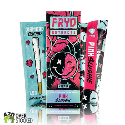 Pink Slushie Liquid Diamonds Live Resin Disposable 2g (Fryd Extracts)
