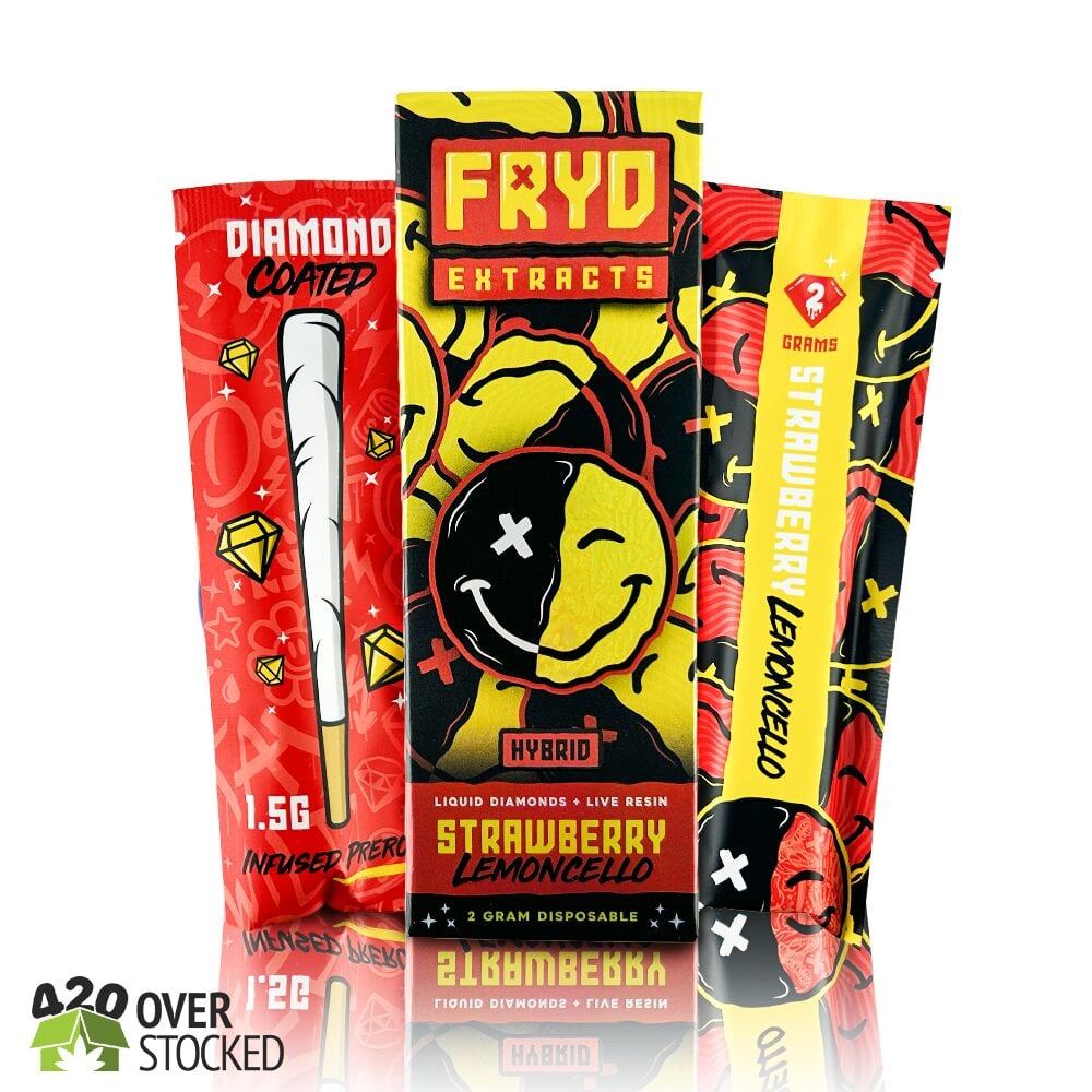 Strawberry Lemoncello Liquid Diamonds Live Resin Disposable 2g (Fryd Extracts)