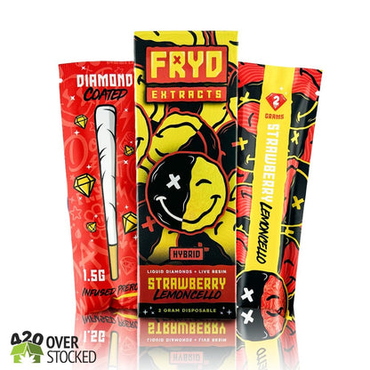 Strawberry Lemoncello Liquid Diamonds Live Resin Disposable 2g (Fryd Extracts)