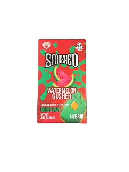 Watermelon Gusher Liquid Diamond x Live Resin Disposable 3.5g (Smashed)