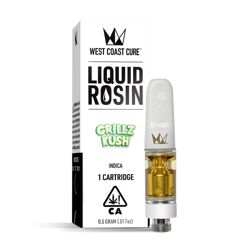 Grillz Kush Liquid Rosin Cartridge 0.5g (West Coast Cure)