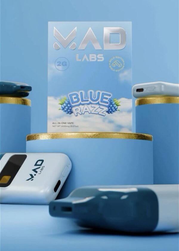 Blue Razz All in One Vape 2G (Mad Labs)