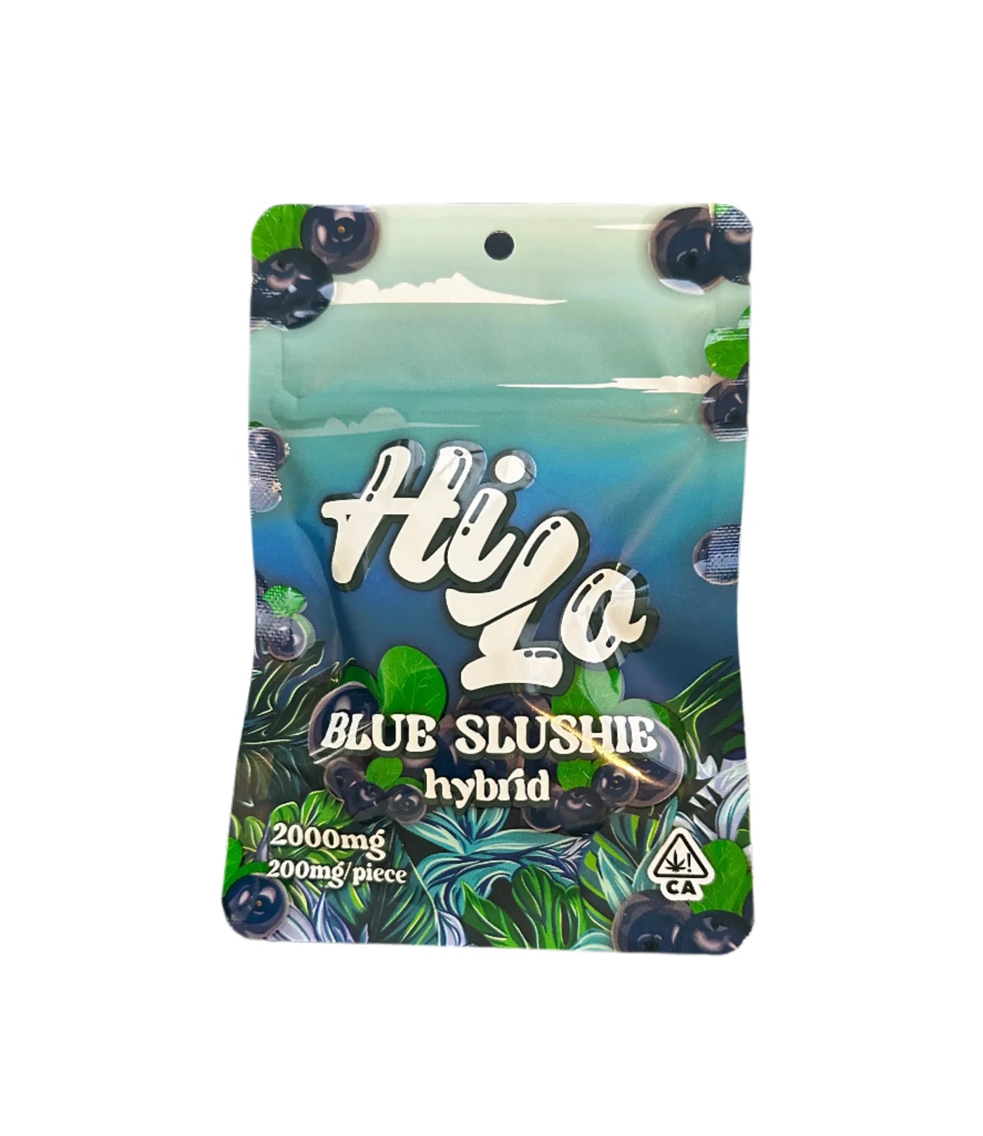 Blue Slushie Hybrid Cannabis Gummies 10pk 2000mg THC (HiLo)