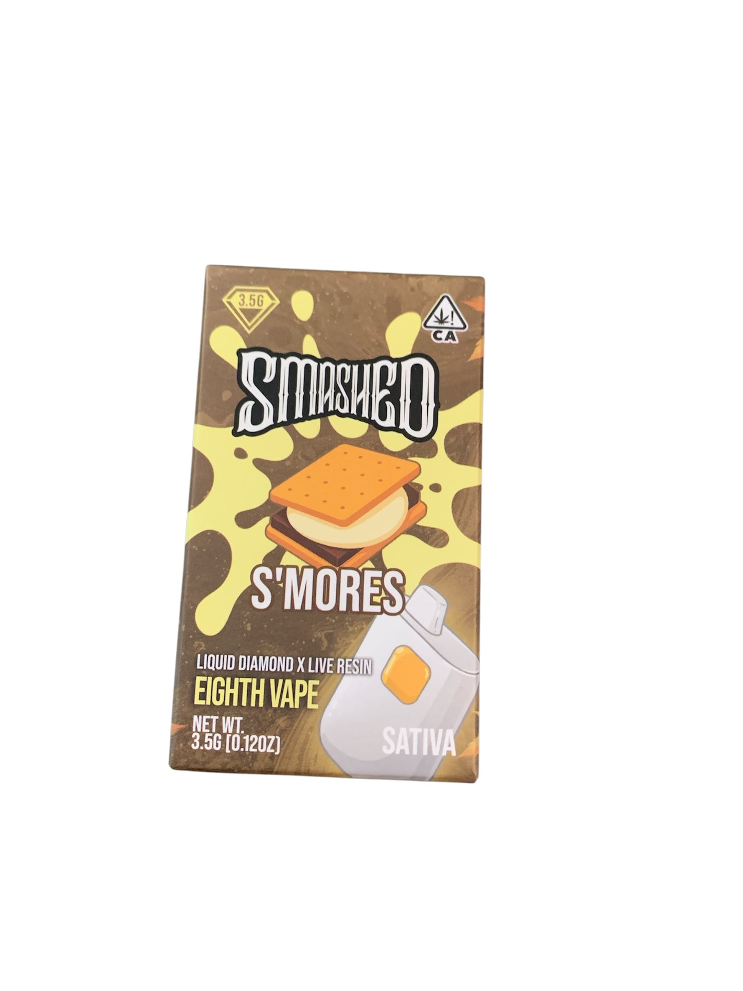 Smores Liquid Diamond x Live Resin Disposable 3.5g (Smashed)