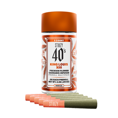 KING LOUIS XII 40's Infused Preroll 5 Pack 2.5g (STIIIZY)