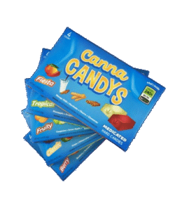 Fruity Hash Infused Hard Candy 4pk 400mg THC (Canna Candys)