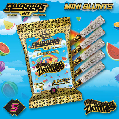 Watermelon Zkittles Hybrid Infused Mini Blunts 3.5g 5pk (Sluggers Hit)