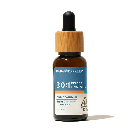 30:1 CBD:THC Releaf Tincture 15ml (Papa & Barkley)
