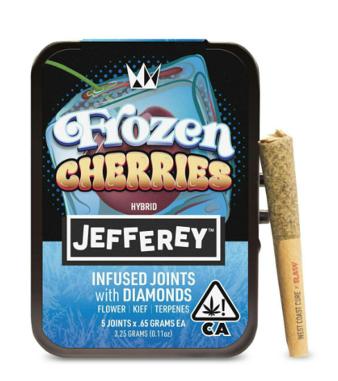 Frozen Cherries Jefferey Infused Joint .65g 5pk 3.25g (West Coast Cure)