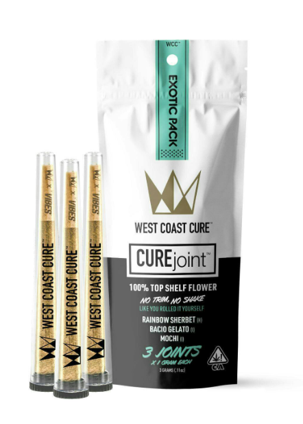 The Exotic Pack - Top Shelf CUREjoint Variety Pack 3G (West Coast Cure)