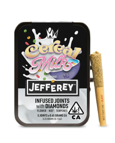 Cereal Milk Jefferey Infused Joint .65g 5pk 3.25g (West Coast Cure)
