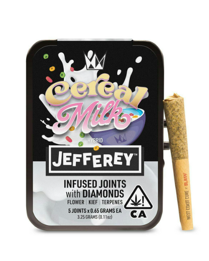 Cereal Milk Jefferey Infused Joint .65g 5pk 3.25g (West Coast Cure)