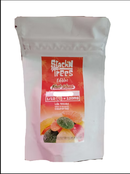 Fruit Slices Cannabis Infused Gummies 2400mg THC (Stack n Trees)