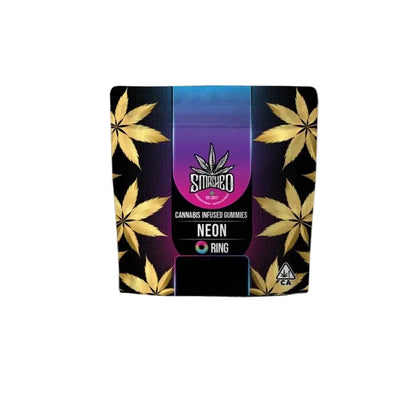 Neon Rings Cannabis Infused Gummies 20pk 1000mg THC (Smashed)