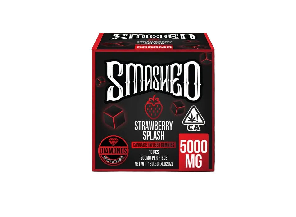 Strawberry Splash Liquid Diamonds Gummies (SMASHED)