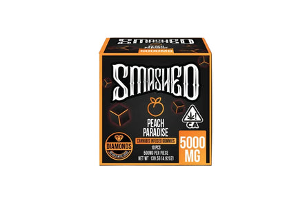 Peach Paradise Liquid Diamonds Gummies (SMASHED)